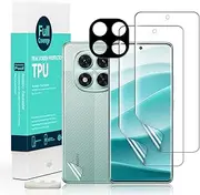 Ibywind 2 Pcs Screen Protector For Xiaomi Redmi Note 14 Pro 5G 6.67",Flexible TPU Film,With 1 Piece of Camera Lens Protector,1 Piece of Back Film[Easy to install,High Clear]
