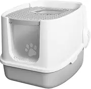 Fully Enclosed Hooded Cat Litter Box Kitty Litter Box Cat Litter House Toilet