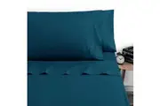 Artex 250TC Polyester Cotton Sheet Set Single Midnight