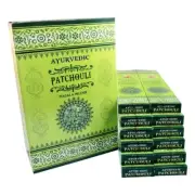 Ayurvedic Patchouli Masala Incense Sticks Agarbatti Pack of 12X15gm Each