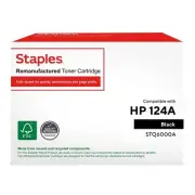Staples Toner Cartridge Replacement for HP 124A (Black) 791416