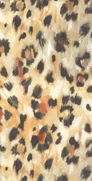 Leopard Print Themed Party Guest Towel Napkins- 32 Count | 2 packs of 16CT | Leo