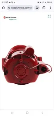 Bell & Gossett #102206 CIRCULATOR PR IB BOOSTER PUMP BSTR 1/6 HP