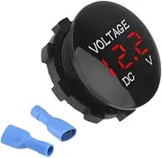 MEAS Voltage Voltage Voltage Meter Provider for 12 V-24 V-24 LED Screen HIGH PERFORMAN, Red Digital
