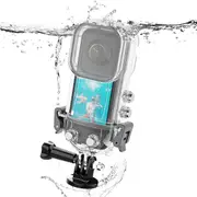 For Insta 360 X3 Waterproof Case Action Camera Accessories Diving Case 50 Meter Panoramic Camera Pro Transparent