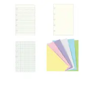 Filofax Pastel Pocket Notebook Refill 60pk - Plain