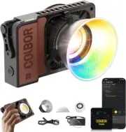 COLBOR W60R RGB COB Continuous Output Lighting 60W 2700-6500K LED Video Light