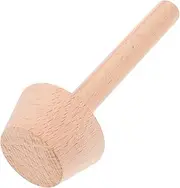 HAKIDZEL Wooden Tart Tamper Tool Handheld Pastry Mold for Baking Double Sided Egg Tart Maker for Quiches and Savory Pies Elegant Kitchen Essential