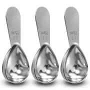 3 Pcs Tablespoon Measuring Spoon Coffee Scoop For Ground Coffee Stainless Ste...