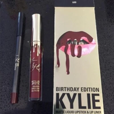 Kylie Cosmetics Birthday Collection Lip Kit - LeO BNIP (acc83) AUTHENTIC
