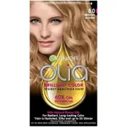 Garnier Olia Permanent Haircolor, Oil Powered, Medium Blonde 8.0, 1 ct (Pack of