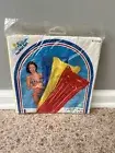 Vintage 1999 Intex Wet Set 72" x 27" Pool Float Lounge Yellow Air Mat Mattress