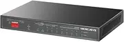 Mercusys 10-Port Gigabit Desktop Switch with 8-Port PoE+, Full Gigabit Ports, 111W Budget, Up to 250m, Isolation Mode, PoE Auto Recovery, Plug & Play, Metal Casing, Silent Operation Design (MS110GMP)