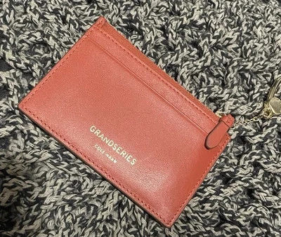ORANGE LEATHER COLE HAAN SLIM ID/CREDIT CARD WALLET - NWT
