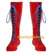 Across The Spider-Verse Spider-Punk Hobie Brown Cosplay Boots Halloween Shoes