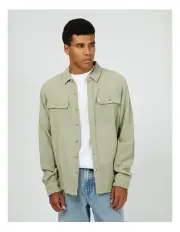 [Silent Theory] Aspen Longsleeve Shirt in Green