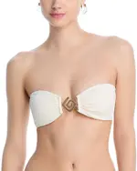 L*Space Aziza Hardware Bandeau Bikini Top