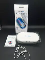 PhoneSpa Phone & Accessory Sanitizer UV-C lights kill 99.9% germs NEW orig box