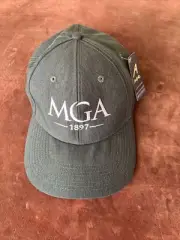 Ahead Headgear Hat Cap MGA Golf 1897 Adjustable Strap Midfit Blue Lightweight