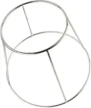 CLISPEED Stainless Steel Seafood Rack Multi Functional Pizza Stand for Home Restaurant Use and Design Holds Plates Snack Trays