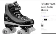 Roller Derby Firestar Roller Skates Youth Boys Size Jr. 13 NEW IN BOX