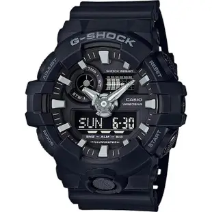 【CASIO 卡西歐】無限Tough精神G-SHOCK系列(GA-700-1B)