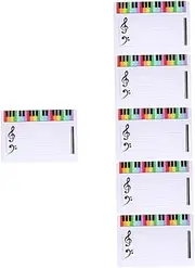SHOWERORO 6pcs Erasable Teaching Whiteboard Music Board Writable Staff for Music Class Sets