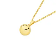9ct Gold Polished Ball Pendant
