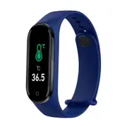 M4pro Smart Watches For Men Body Temperature Smartwatch Women Ip67 Waterproof Sport Fitness Tracker Blood Pressure Heart Rate - Blue