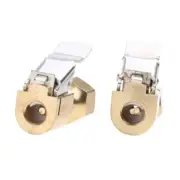 1/4 " for Gauge Heavy Duty Air Chuck Closed-Open Flow Lock Tire Chuck with Clip