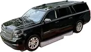 Scale Finished Model Car 1/18 for Toyota Land Cruiser 76 2017 LC76 SUV Alloy Scale Model Car Collection Gift Die Cast Vehicles Miniature Replica Car(Black)