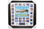 Michael Phelps Signed 16 in x 20 in Photo Frame