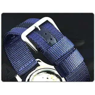 【蘋果小舖】 SEIKO精工5號第三代野戰帆布機械錶-軍藍色 (日本版)  SNZG11 SNZG11J1