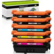 5pk Toner Set B/C/Y/M For HP 507A LaserJet Enterprise 500 Color MFP M575dn M575c