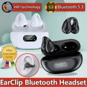 Bone Conduction Headphones Bluetooth 5.3 Wireless Earbuds Sport Headset Ear Hook