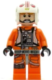 LEGO Star Wars Minifigure Luke Skywalker Pilot (Genuine)