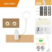 Rechargeable LED Reading Light with 9 Settings, Eye Protection, Clip-On Book Lam