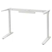 RELATERA underframe for table top, white, 90/117 cm