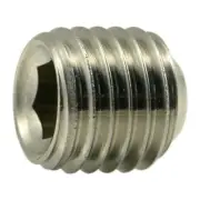 5/16"-24 x 5/16" 18-8 Stainless Hex Socket Headless Set Screws (12 pcs.)