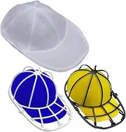 HHWRT Hat Washer, Portable Hat Cleaning Tool, Cap Washing Protector Holder, Hats Washing Holder, 3 Pack Hats Washer for Washings Machine for Cleaning Caps and Visors
