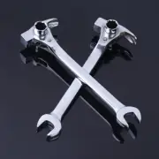 Multifunction Durable Ratchet Wrench 19-22mm Spanner Opening Dual Caw Hammer
