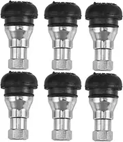 6pcs High Strength Snap Valve Stems Tubeless Tire Valve Caps for Car Truck Rim