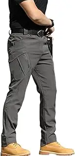 [Generic] Rugstor Flexcamo - Tactical Waterproof Pants, Stretch Cargo Pants, Lightweight Waterproof Quick Dry Tactical Pant