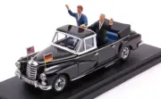 Model Car Scale 1:43 rio Mercedes 300 D Landaulet 1963 Adenauer Kennedy
