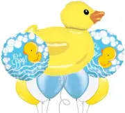 Custom, Fun & Cool 9 Pack of Helium & Air Inflatable Mylar/Latex Balloons w/ Ge