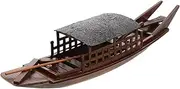 COSMEVIVI Vintage Nautical Decor for Home Office Intricate Cultural Craftsmanship Retro Boat Adornment for Water Town Enthusiasts