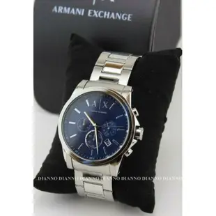 帝安諾 - 實體店面 預購 Armani Exchange AX 阿曼尼 手錶 機械錶 三眼 鋼錶帶 皮錶 AX2509【APP下單享4%點數】