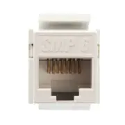 SMP KMJA612 MODULAR CAT6 JACK INSERT, KMJ 110, KEYSTONE, BRIGHT WHITE