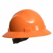PORTWEST FULL BRIM PREMIER HARD HAT CLASS E PS56 MANY COLORS ADJUSTABLE *