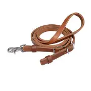 Circle Y Harness Leather 7ft Contest Rein 5/8in
